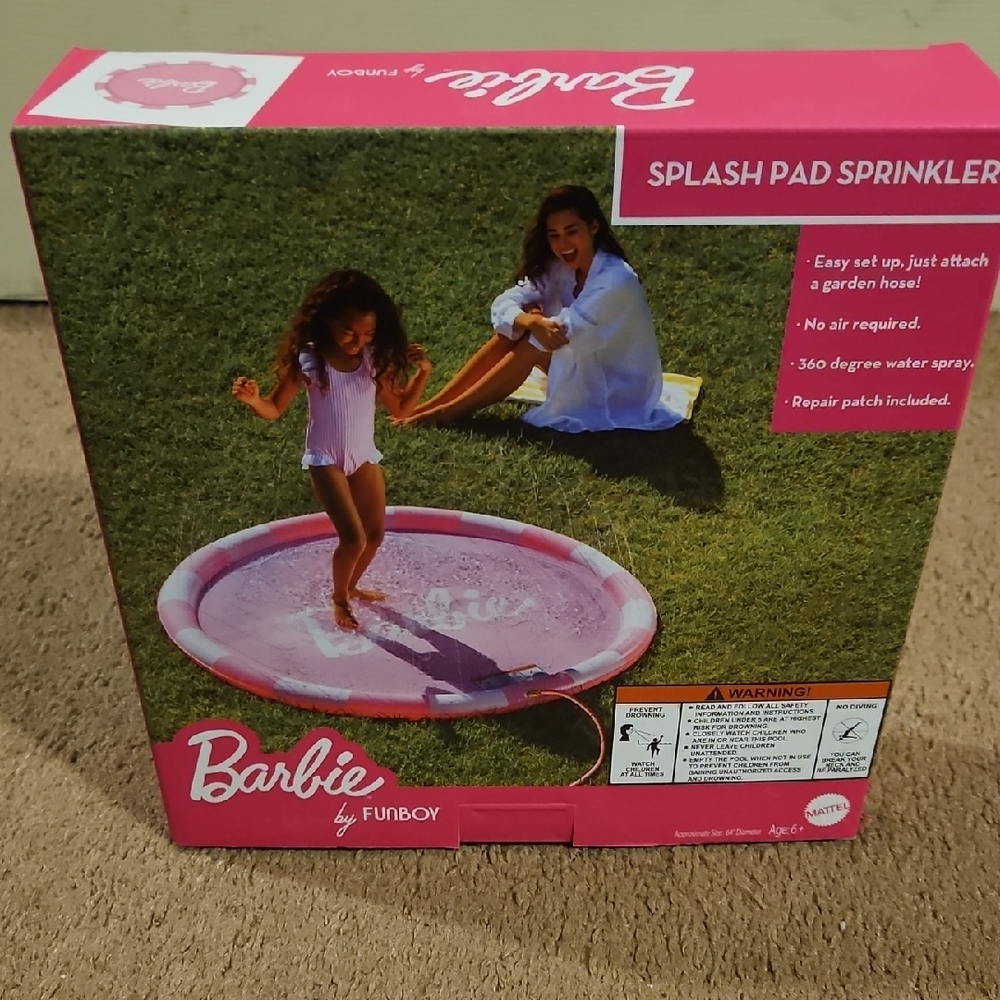 Barbie Splash Pad Sprinkler by Funboy